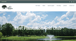 Desktop Screenshot of lostplantationgolfclub.com